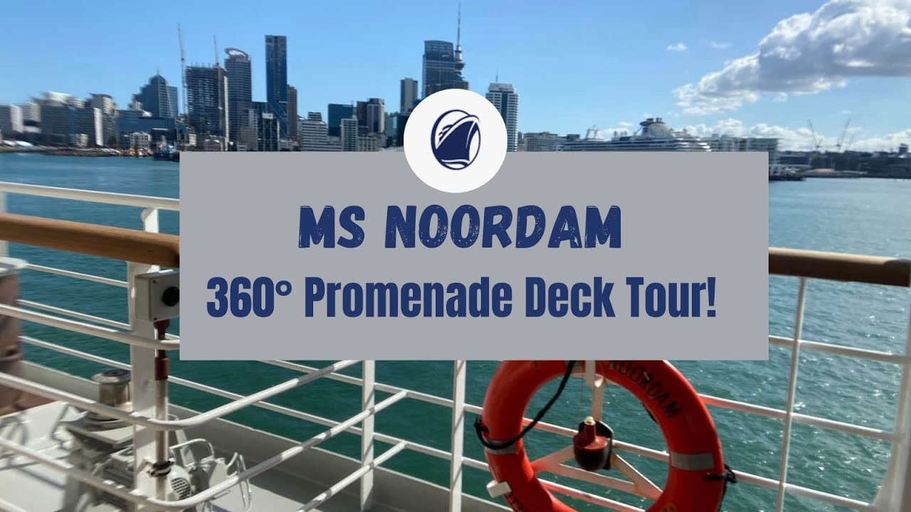 ms Noordam Promenade Deck Tour