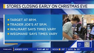 These stores are closing early on Christmas Eve