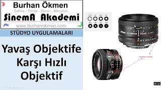 SU.06.h - Yavaş Objektife Karşı Hızlı Objektif, (Stüdyo Uygulamaları)