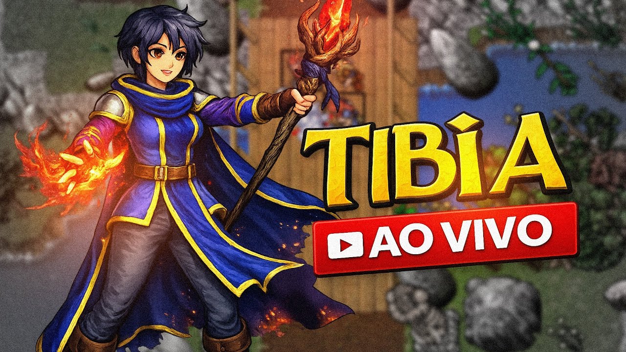 Tibia Live ON! Vem bater um papo comigo no servidor Celebra !pix