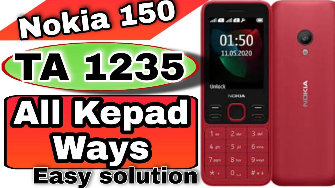 Nokia 150 TA1235 Keypad Ways||Nokia 150 Keypade Jumper Ways 2022||Nokia Kepade Ways||@Yousuftouch