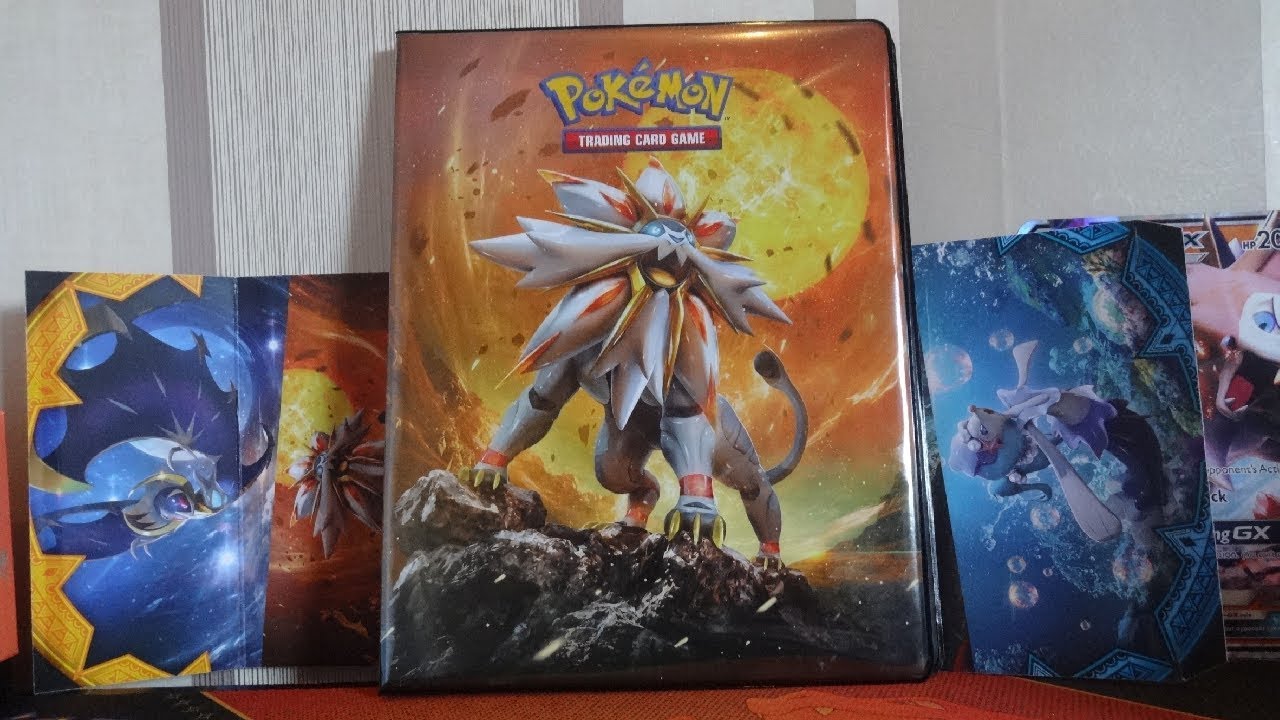 Pokémon Trading Card Game Sun and Moon Team Up Ultra Pro Pokemon Card Binder A4 9 Pocket