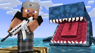 Náufrago VS 100 Leviatanes Del Océano En Minecraft