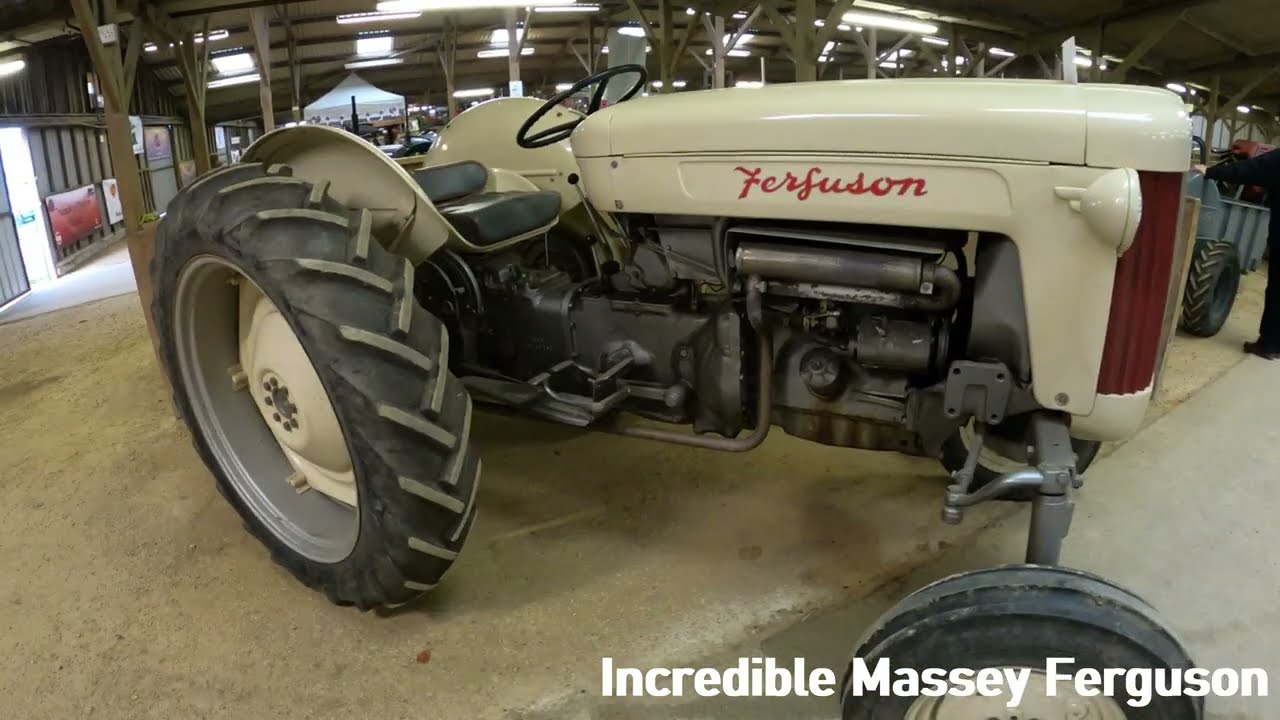 1956 Ferguson F40 C 2.2 Litre 4-Cyl Petrol High Clearance Tractor (31 HP) Newark Tractor Show 2021