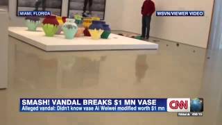 1 million Ai Weiwei vase destroyed in Miami as artist protests