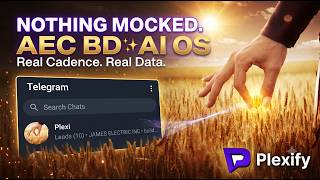 Plexify Ai The Bd Operating System For Aec Real Screens, Real Data, Nothing Mocked
