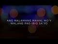 Magmahal Muli - Sam Milby (Lyrics) Mp3 Song