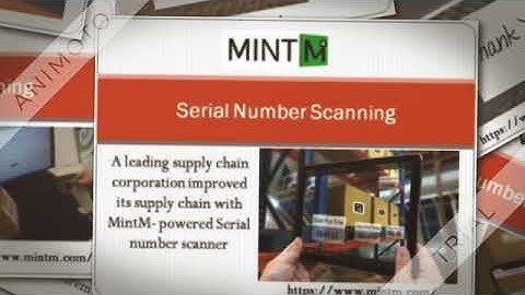 Mintm Serial number scanner