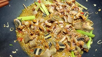 Rắn xào xả ớt , ngon mà làm thì quá đơn giản