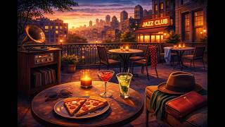 Spring Sunset Ambience | Swing Jazz