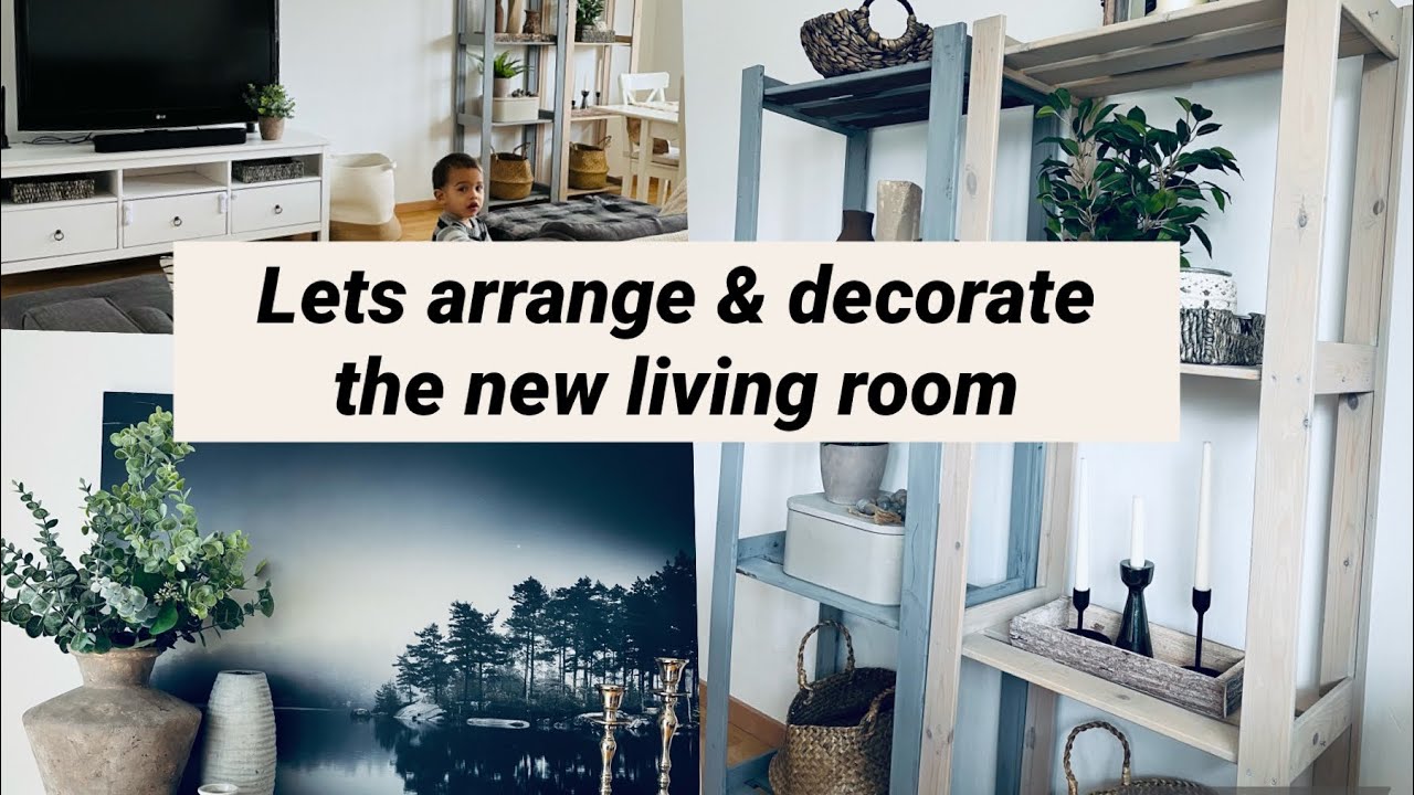 Rustic organic living room decoration/ decorate after winter & before Spring / Neutral themed decor