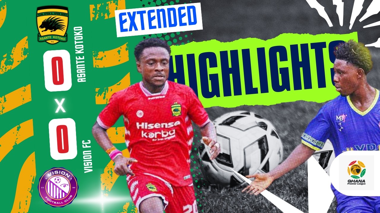 EXTENDED HIGHLIGHTS | Asante Kotoko 0-0 Vision FC | GPL Matchweek 24