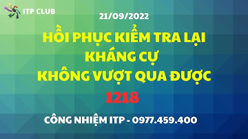 Chứng khoán hôm nay: Hồi phục kiểm tra lại kháng cự không vượt qua được | Công Nhiệm ITP
