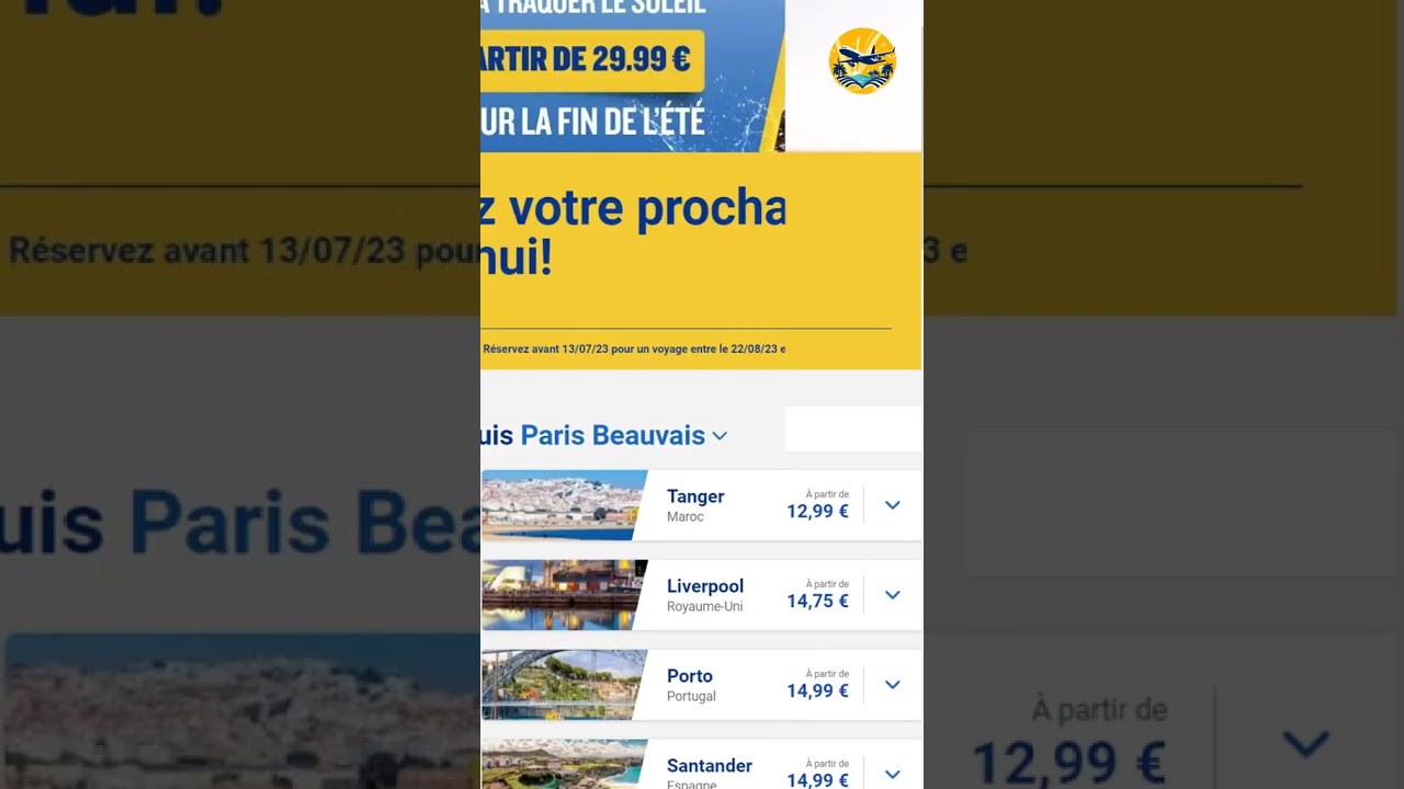 ✈️ Des billets d&rsquo;avion à moins de 50€ aller-retour pour cet été ?💸