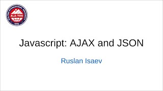 CS 203 - Javascript: AJAX and JSON (weather example)
