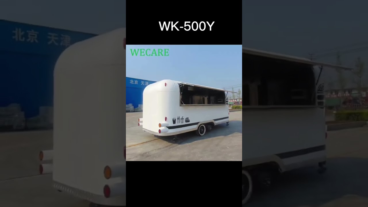 Wecare mobile food truck / trailer for sale 