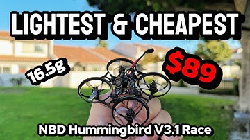 This lightest race drone only cost $89.99! | Newbeedrone Hummingbird V3 Race Edition