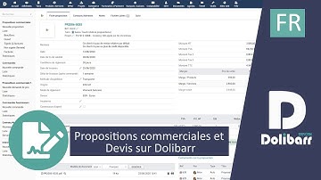 Tutoriel 6 - FR - Propositions commerciales et devis dans Dolibarr ERP CRM