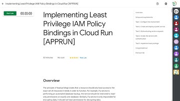 Implementing Least Privilege IAM Policy Bindings in Cloud Run [APPRUN] | Arcade | 2024 | #qwiklabs