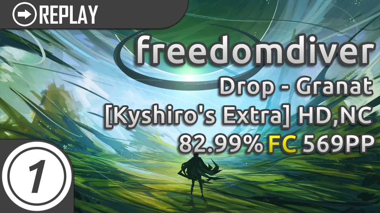 freedomdiver | Drop - Granat [Kyshiro's Extra] +HD,NC | FC 82.99% 569pp