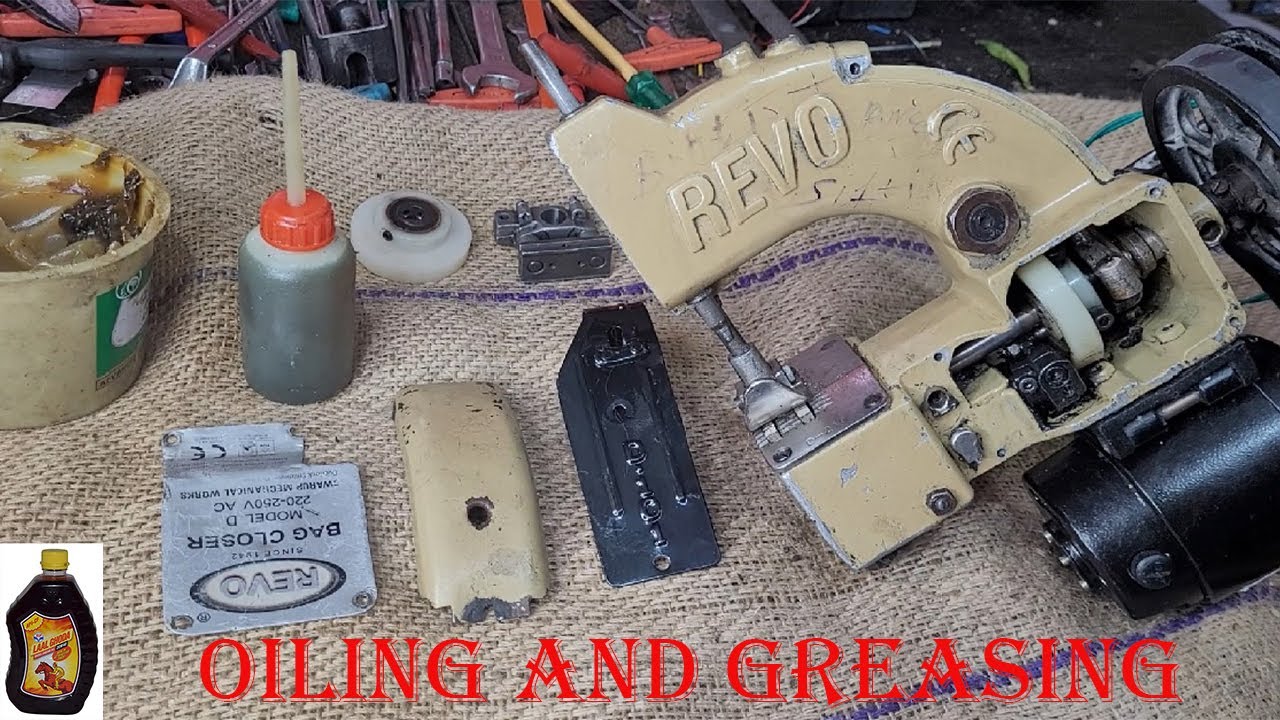 OILING FOR BAG SEWING MACHINES