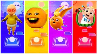 The Baby In Yellow 🆚 Sunny bunnies 🆚 Jojo Cocomelon 🆚 Annoying Orange. 🎶 Who Is Best?😍 screenshot 4