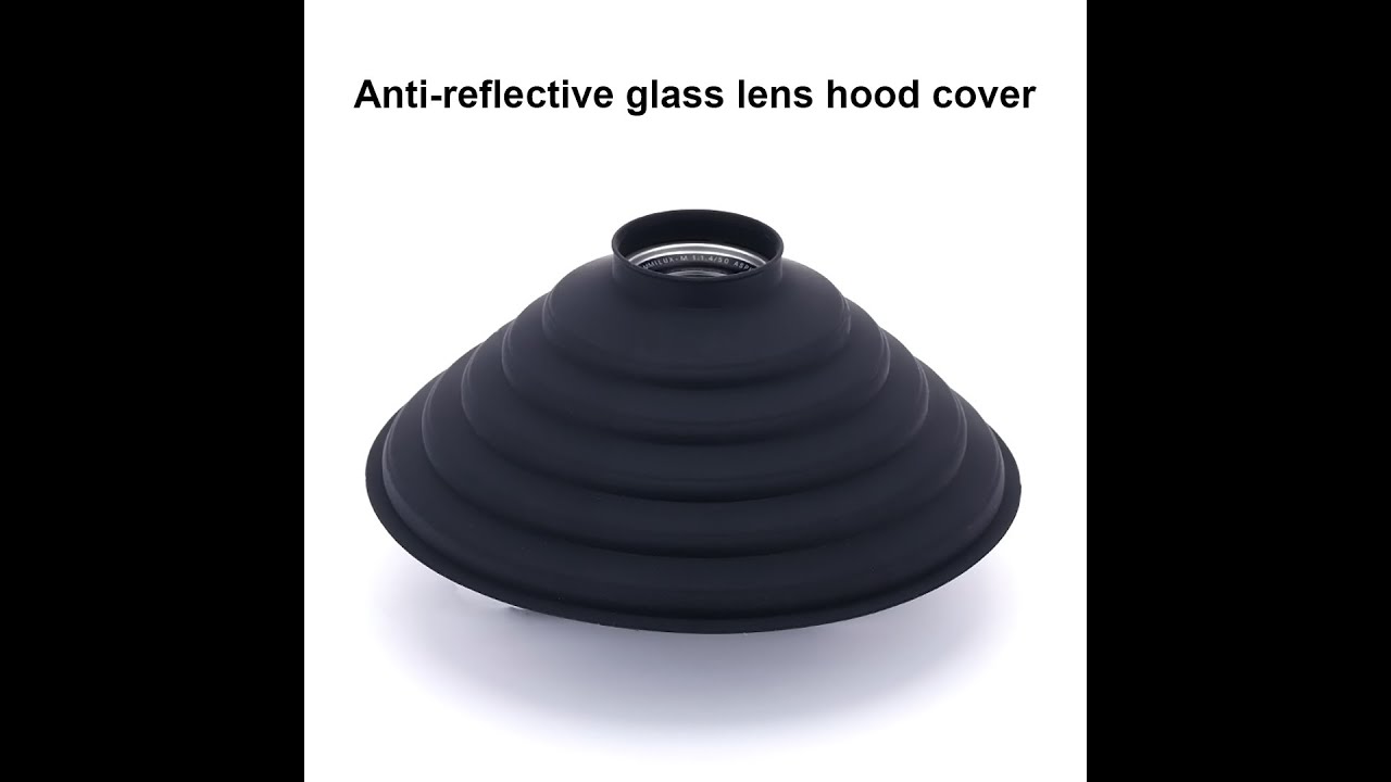 Antireflective glass lens hood cover YouTube