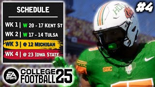 My 1 Star School Played Top 25 Teams BACK-TO-BACK - College Football 25 Teambuilder Dynasty | Ep.4