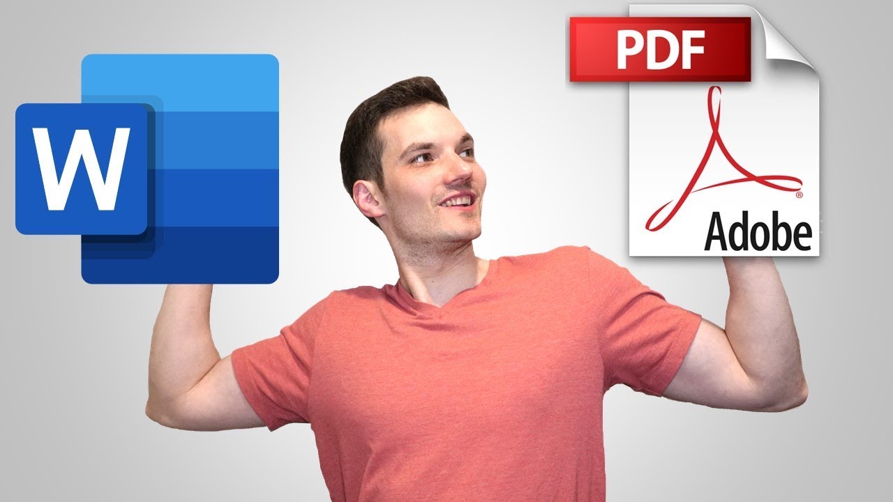 How to Convert Word to PDF - YouTube