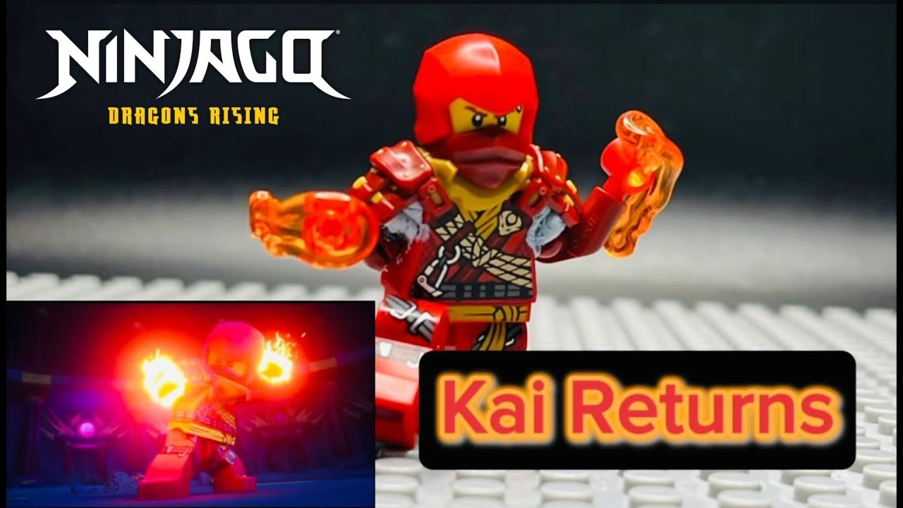 Kai Returns | Stop Motion Recreation | LEGO Ninjago Dragons Rising ...