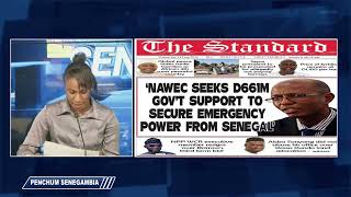 NAWEC what seeks D661m gov't support to secure emergency power from Senegal