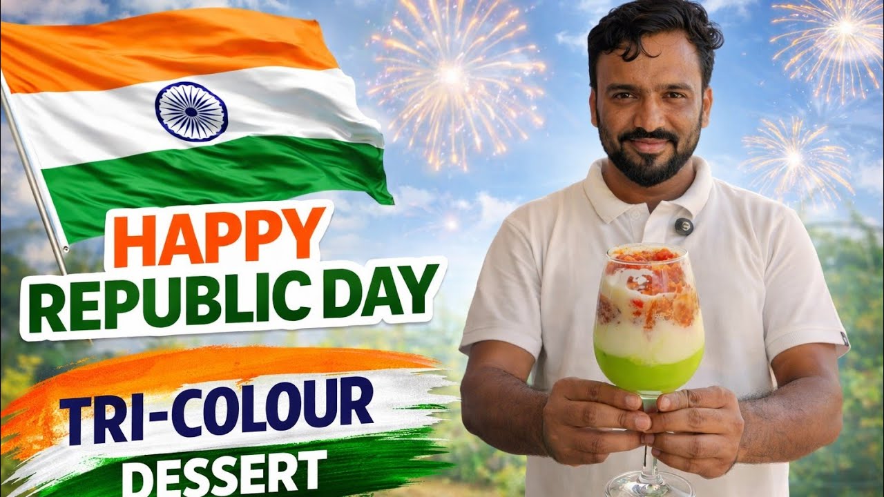 ತ್ರಿವರ್ಣ ಸಿಹಿ ಸ್ಪೆಷಲ್ 😍 Tri Colour Dessert Recipe | Republic Day Treat