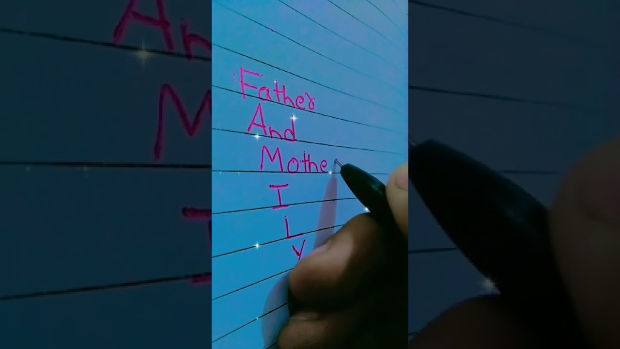 family 😍 meaning // Name art // made by Rudra