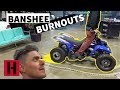 Yamaha Banshee Burnout & Zac Burns Down our Computers