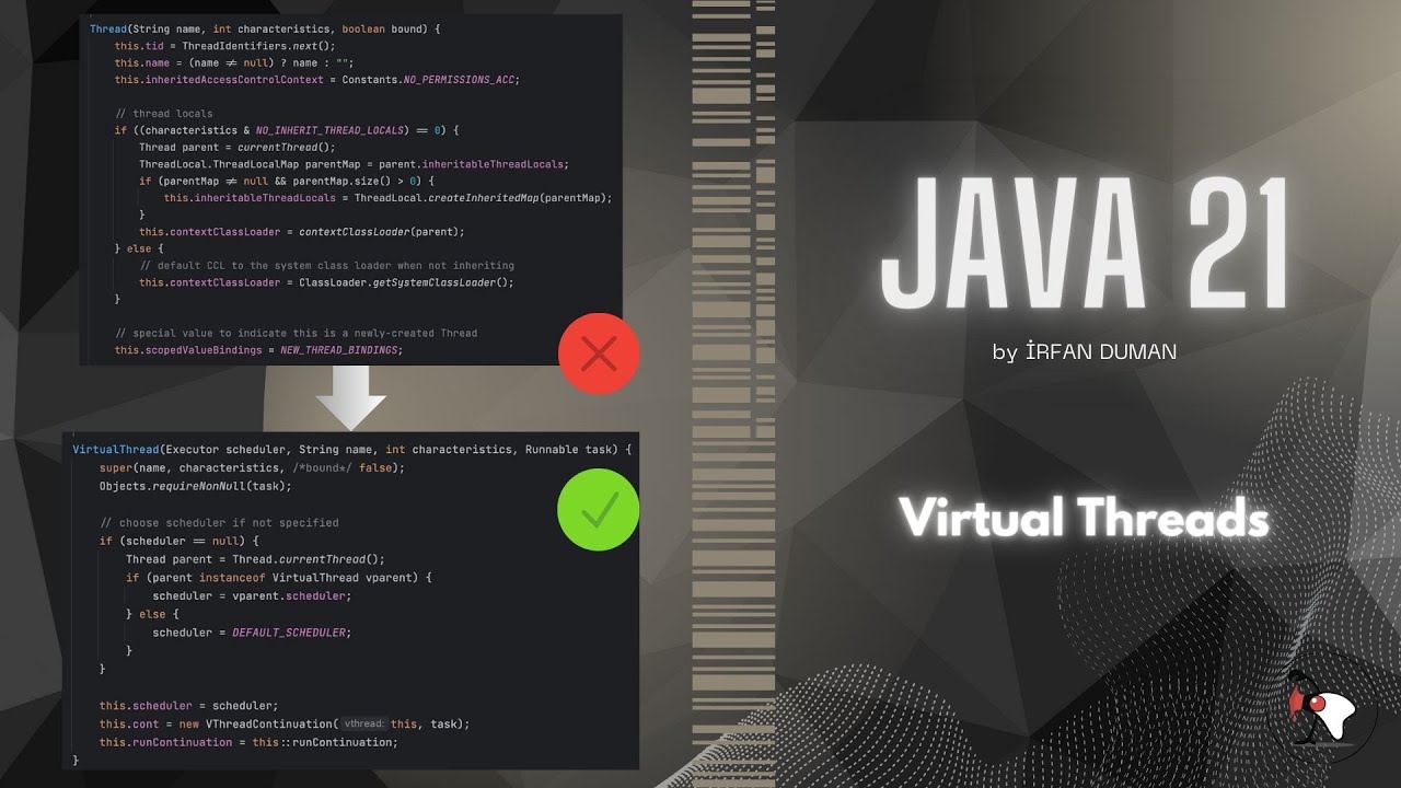 JAVA 21 GÜNCELLEMESİ #3.1 | Virtual Threads - YouTube