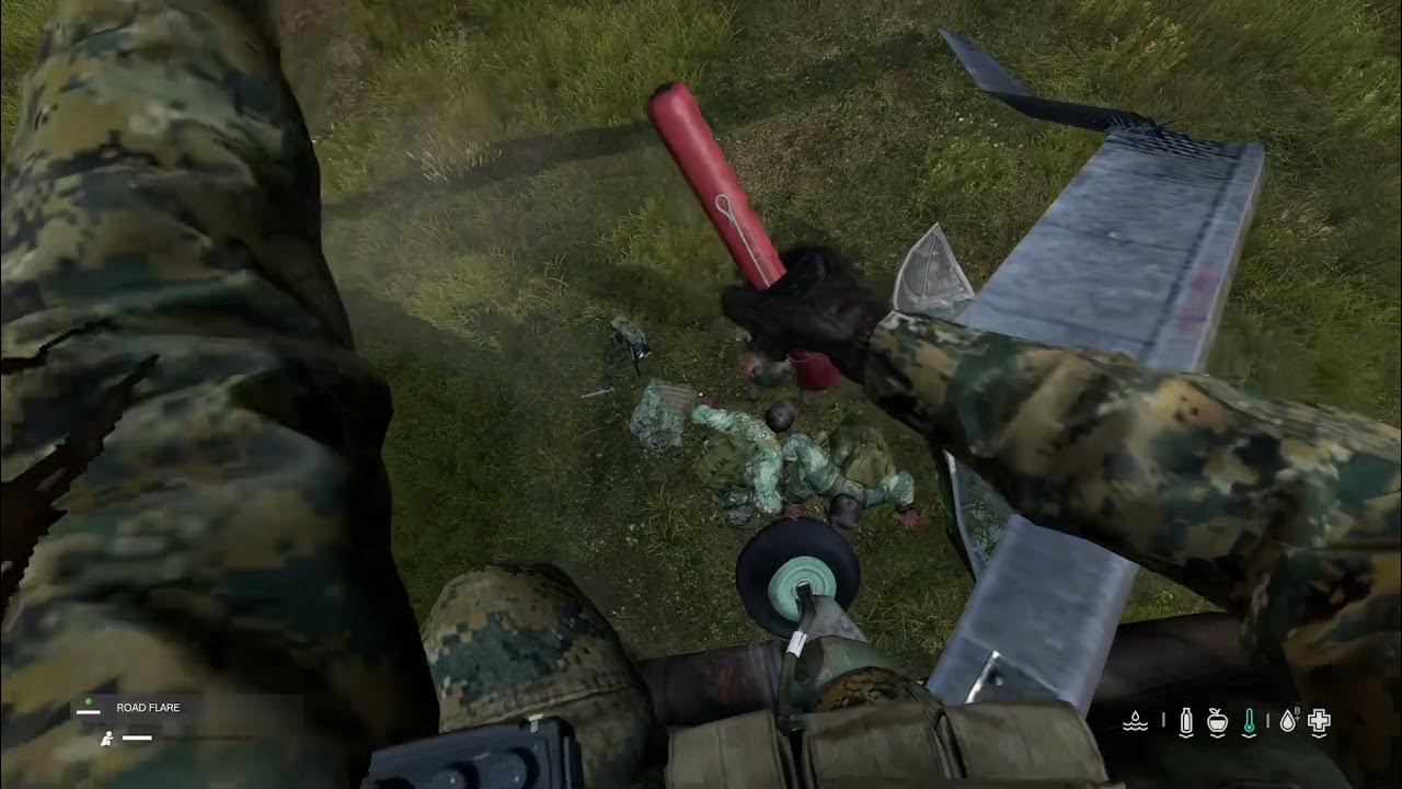 Flares do attract zombies, nice YouTube