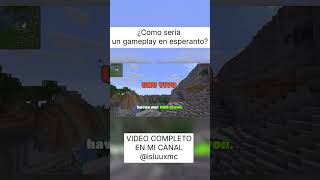 #shorts #esperanto #minecrfaft