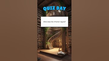Boost your HTML knowledge! Are you ready to take on this fun quiz? 🎧 #development #quiz #html #learn