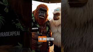 Why did God invent high heels? 🦧🦍 #Shorts #bigfoot #monkey #gorilla #humor #jokes