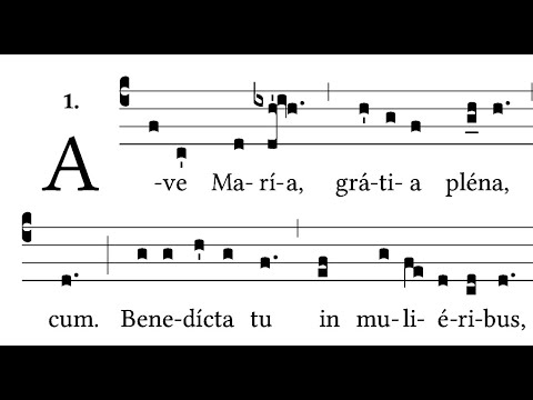 Ave Maria   Gregorian Chant