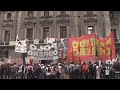 CENTENAS DE PESSOAS PROTESTAM NA ARGENTINA CONTRA PEDIDO DO GOVERNO AO FMI.