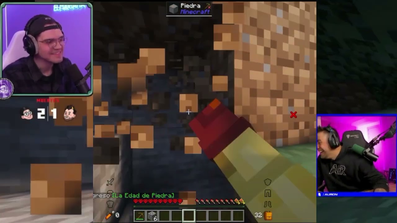 AURON se 33n000j444 con el MARIANA por haber perdido una vida 🤣