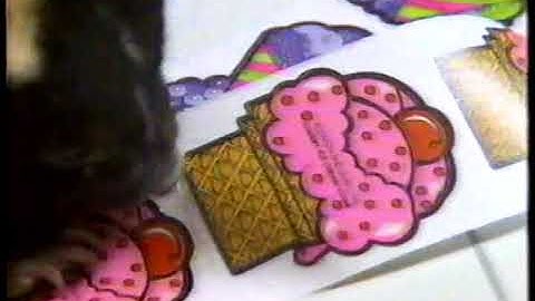 Circle K Scratch and Sniff Stickers Commercial 80s