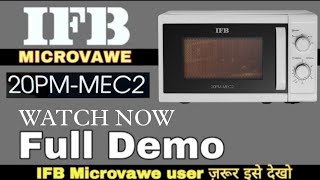 Ifb Solo Microwave 20Pm - Mec2 New Model Full Demo Programs Features