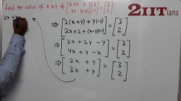 Matrices Exercise 8 3 Q23 Class X ICSE | IIT JEE