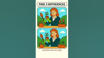 FIND 3 Differences? 👀 #spotthedifference #quiz #findthedifference