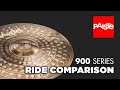 PAISTE CYMBALS - Comparison (900 Series Rides)