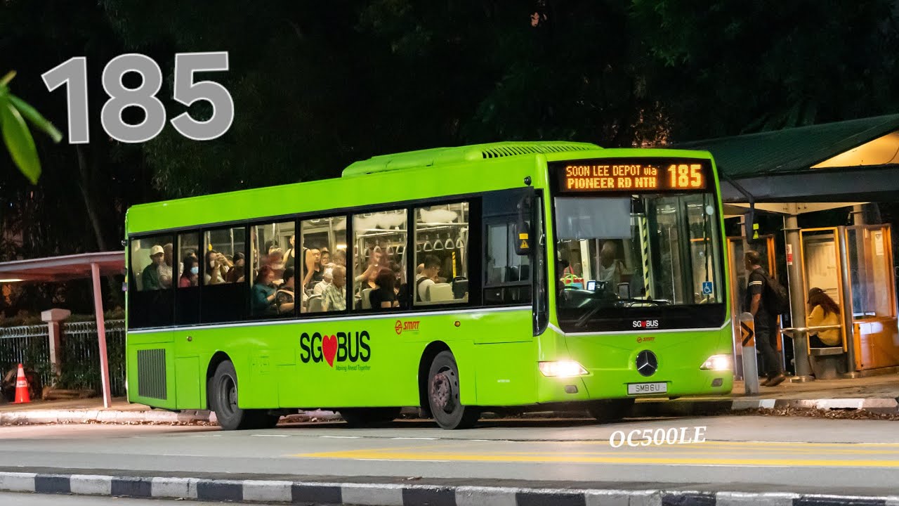 SMB6U - SMRT Bus Service 185 [Mercedes-Benz OC500LE (Batch 1)]