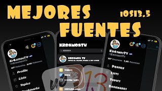 BEST FONTS / MEJORES FUENTES/ Unc0ver & Checkra1n JAILBREAK iOS 13.5 / FUENTES QUE DEBES DE TENER /