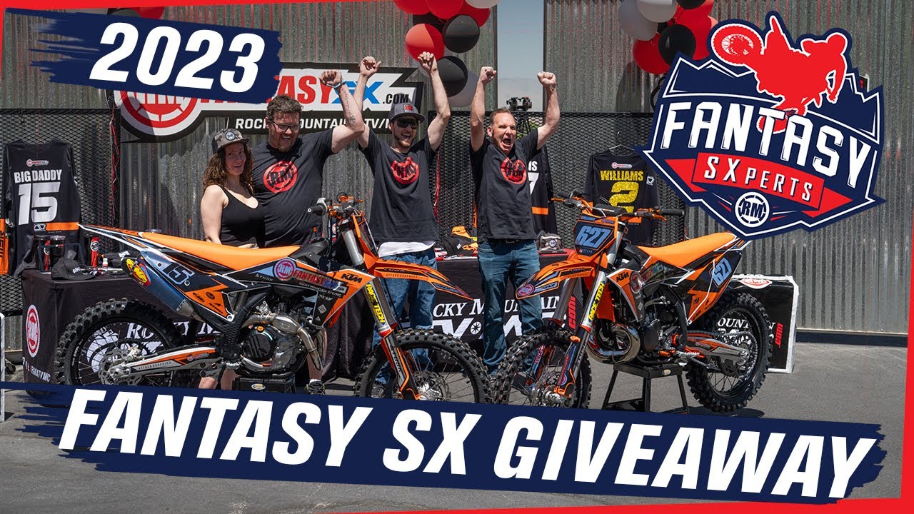 2023 RM Fantasy SX Dirt Bike Giveaway Experience YouTube